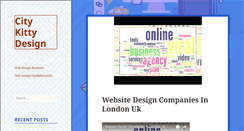 Desktop Screenshot of citykittydesign.com